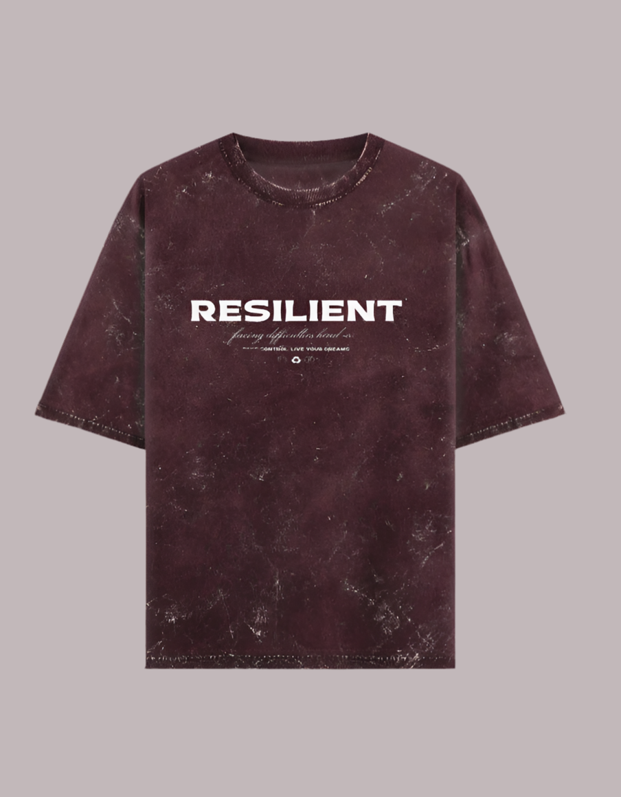 Unisex Acid Washed Oversized Tee