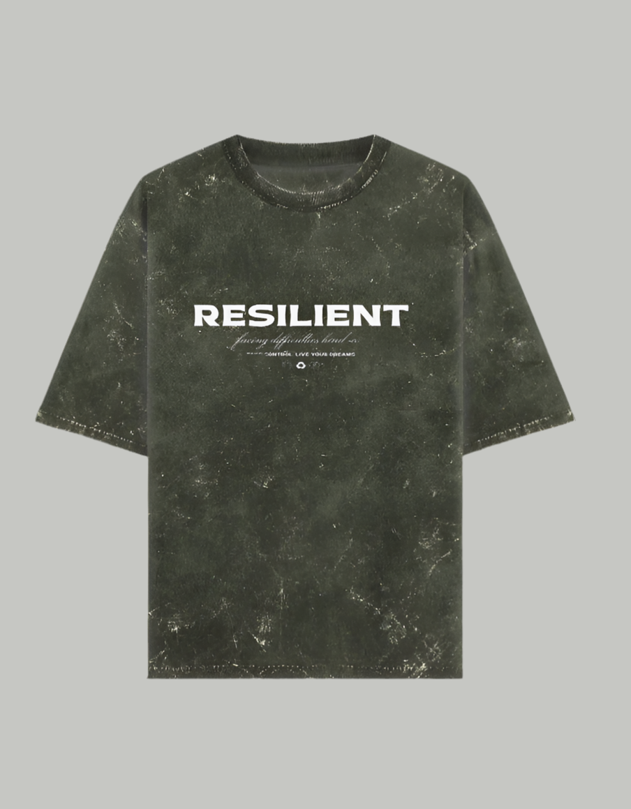 Unisex Acid Washed Oversized Tee
