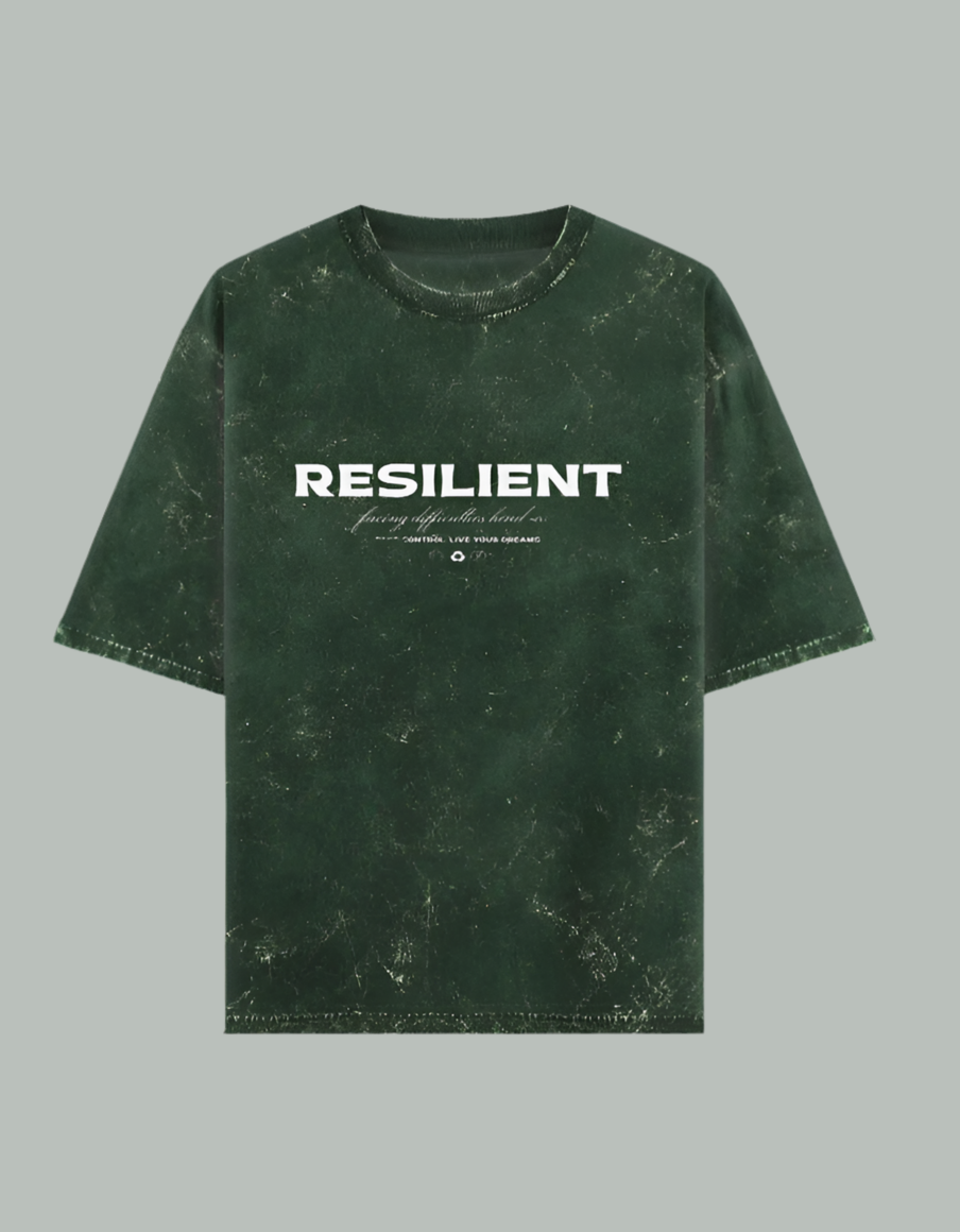 Unisex Acid Washed Oversized Tee