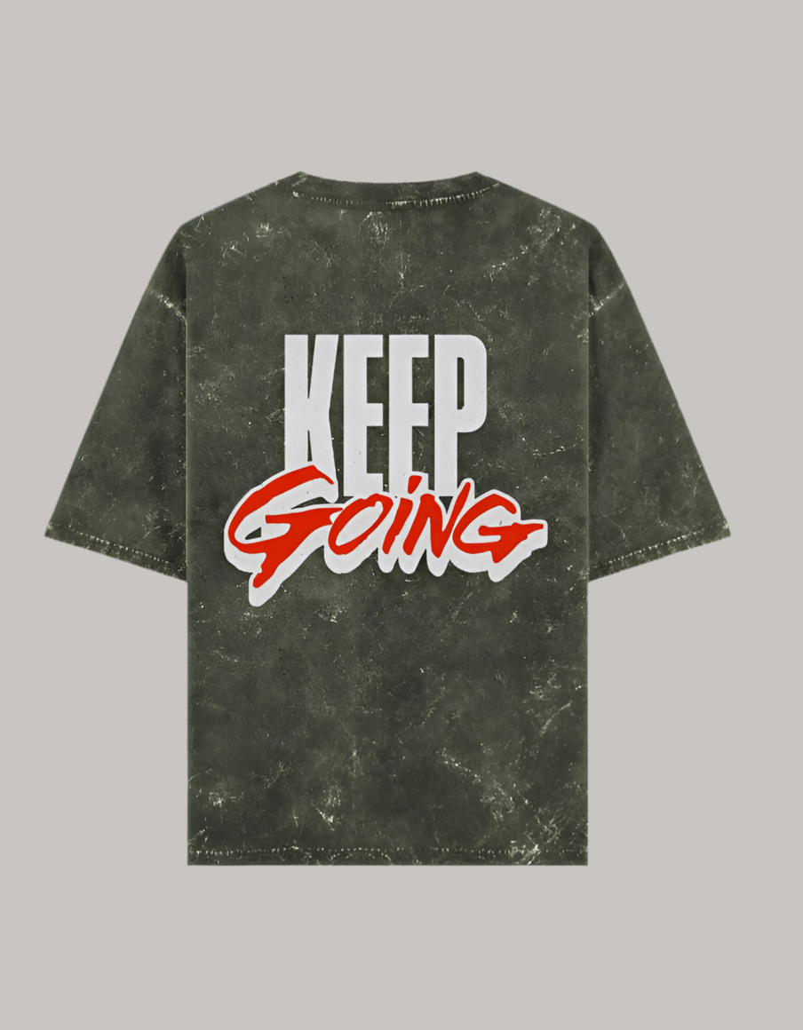 Unisex Acid Washed Oversized Tee