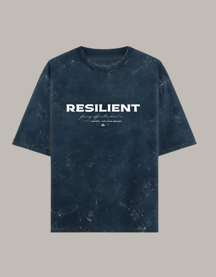 Unisex Acid Washed Oversized Tee