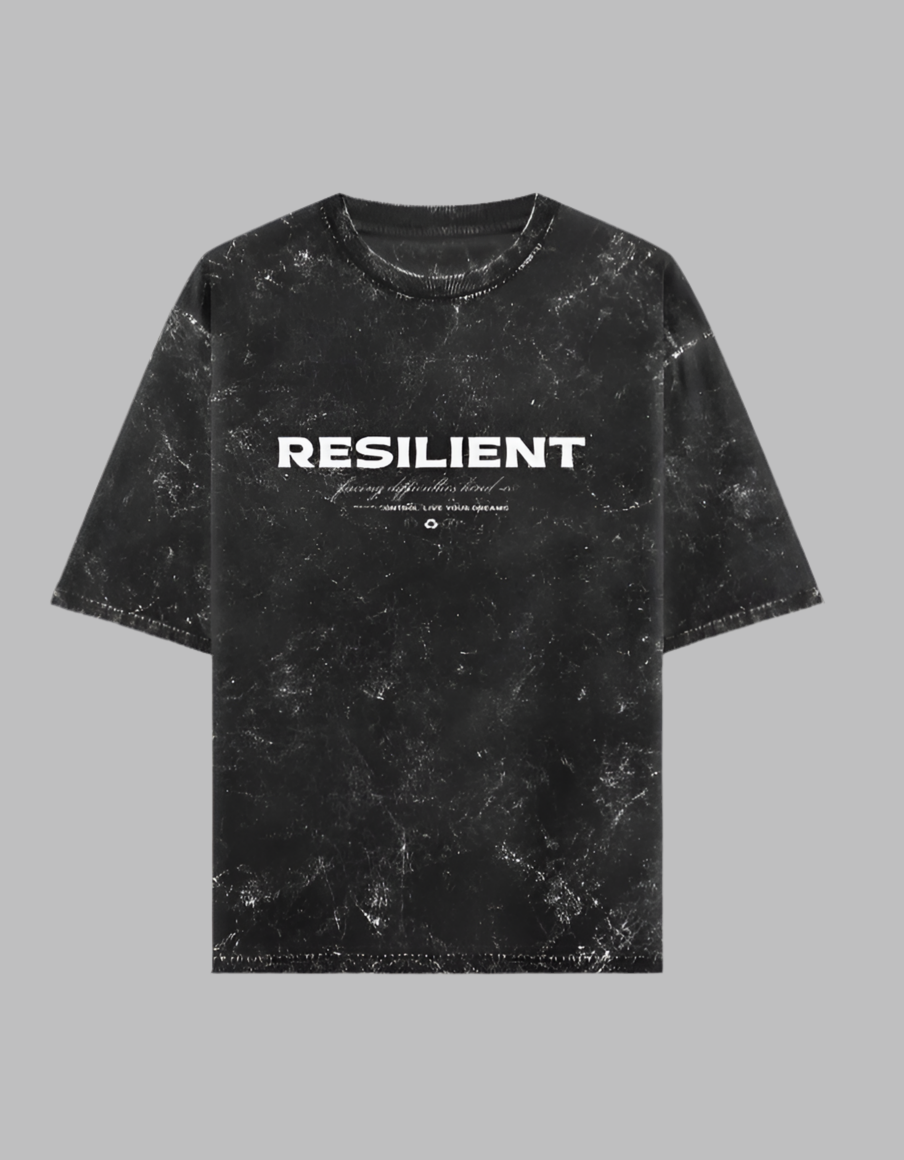 Unisex Acid Washed Oversized Tee